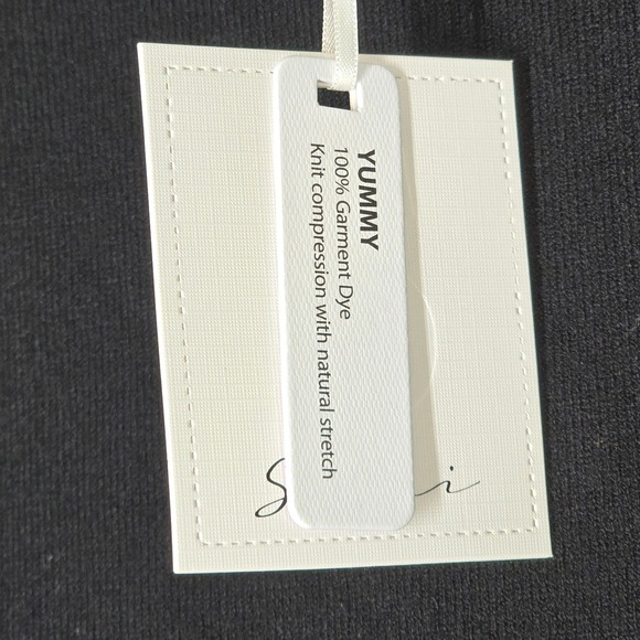 Sioni Black Mock Neck Sweater L Green Leaf Faux Fur Sleeve Embellishments NWT - Picture 6 of 7